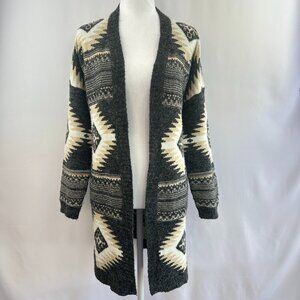 Dreamers Boho Southwest Western Knit Cardigan - Women Medium Large
